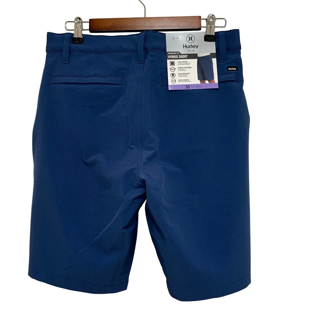 Hurley Hybrid Short‎ Mens 30 Blue 4-Way Stretch Water Repellent New